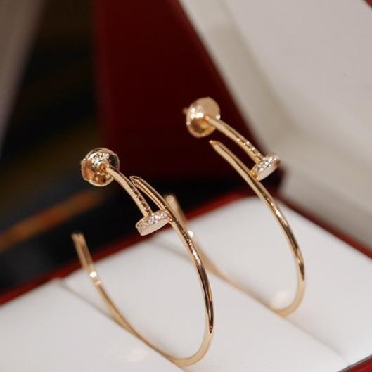 [Solara Jewelry ]JUSTE OHRRINGE DIAMANTEN 1.8MM