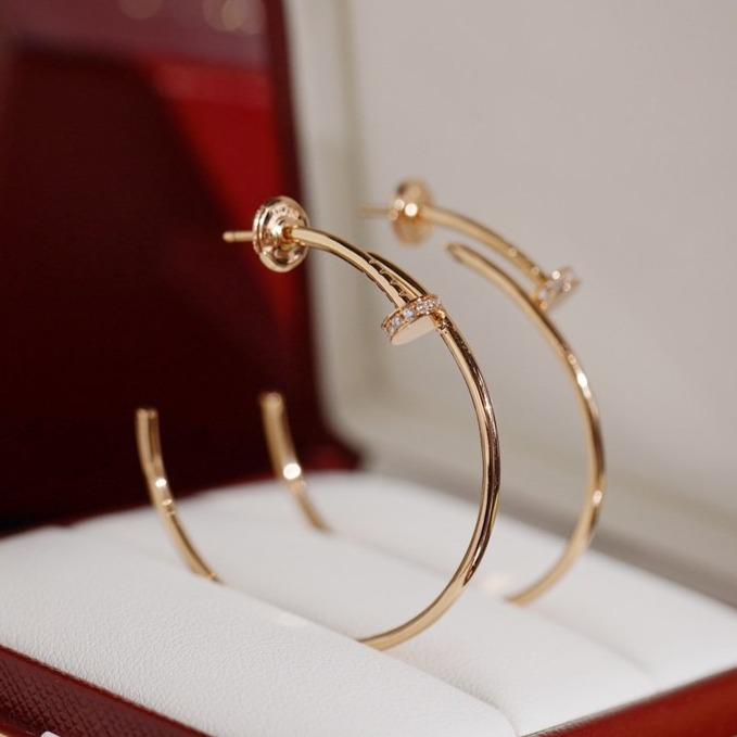 [Solara Jewelry ]JUSTE OHRRINGE DIAMANTEN 1.8MM