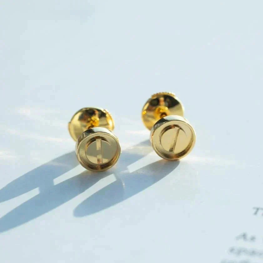 [Solara Jewelry ]ラブイヤリング ゴールド 10mm