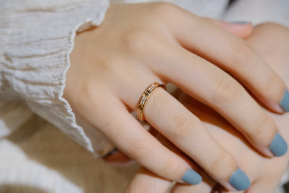[Solara Jewelry ]ラブリング 2.65MM ダイヤモンド