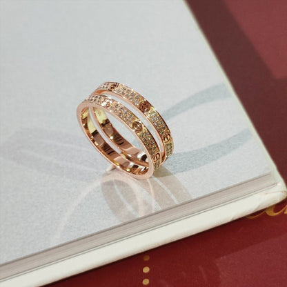 [Solara Jewelry ]ラブリング 2.65MM ダイヤモンド