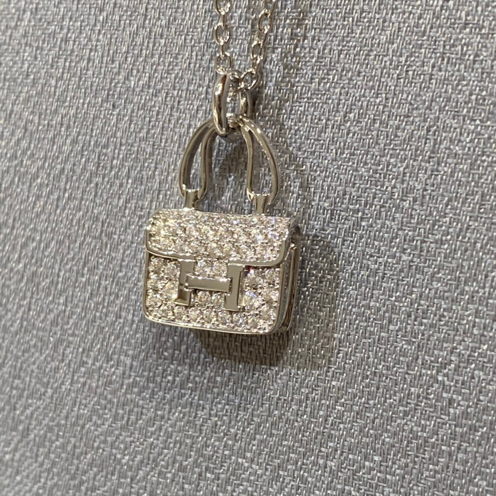 [Solara Jewelry ]HALSKEТTE CONSTANCE-ANHÄNGER MIT DIAMANTEN