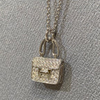 [Solara Jewelry ]HALSKEТTE CONSTANCE-ANHÄNGER MIT DIAMANTEN