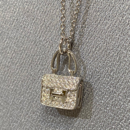 [Solara Jewelry ]CONSTANCE PEDANT DIAMOND NECKLACE