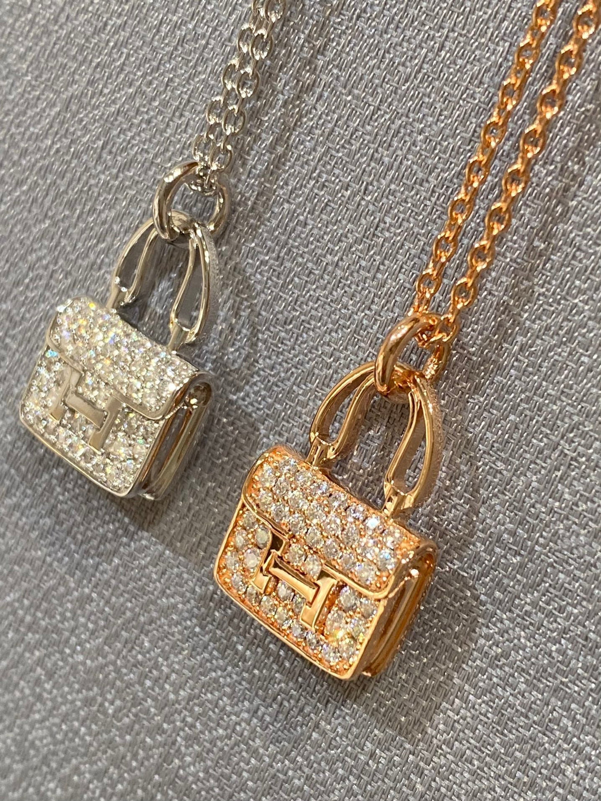[Solara Jewelry ]CONSTANCE PEDANT DIAMOND NECKLACE
