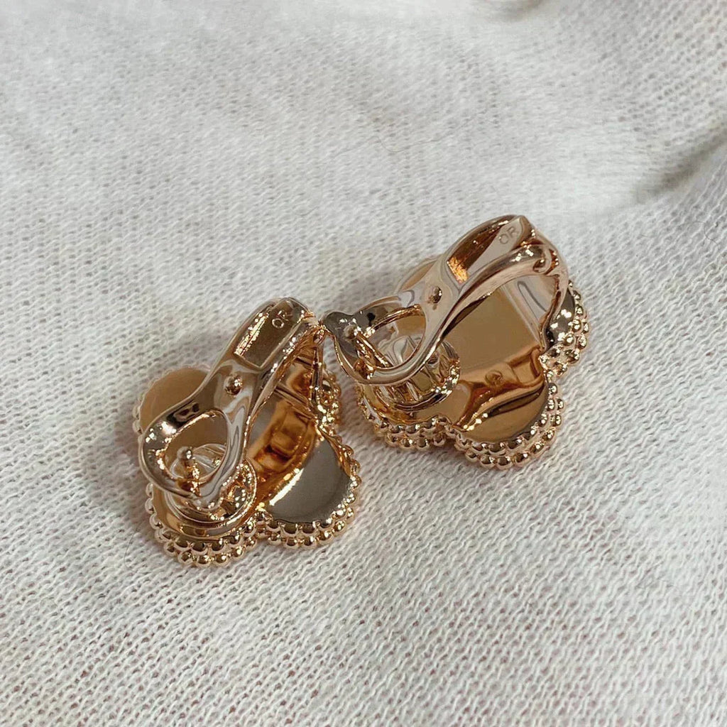 [Solara Jewelry] KLEEBALL MEDIUM 1 MOTIVE CARNELIAN DIAMANT Ohrringe