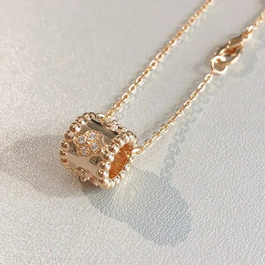 [Solara Schmuck ]PERLEE ANHÄNGERKETTE GOLD / ROSÉGOLD