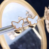 [Solara Jewelry ]SWEET BUTTERFLY MOP EARSTUDS