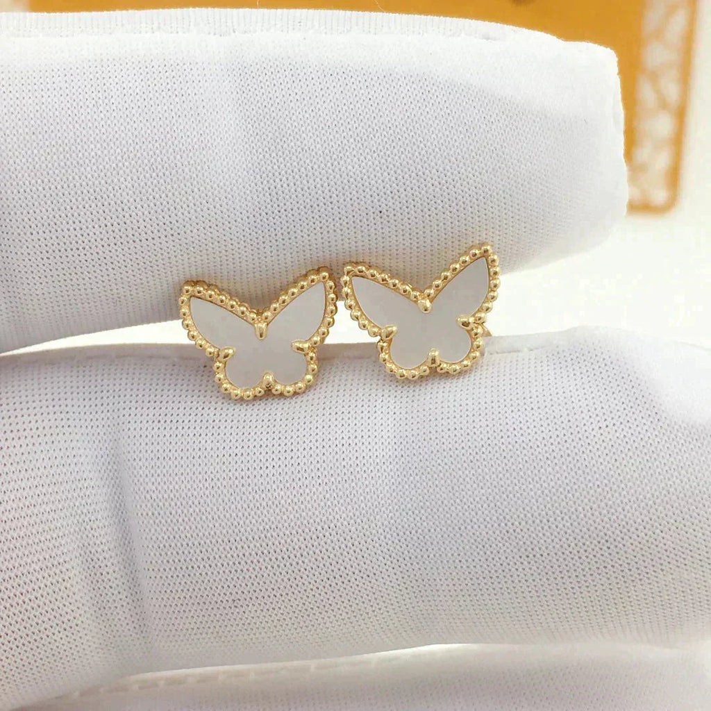 [Solara Jewelry ]SÜSSER SCHMETTERLING MOP OHRSTECKER