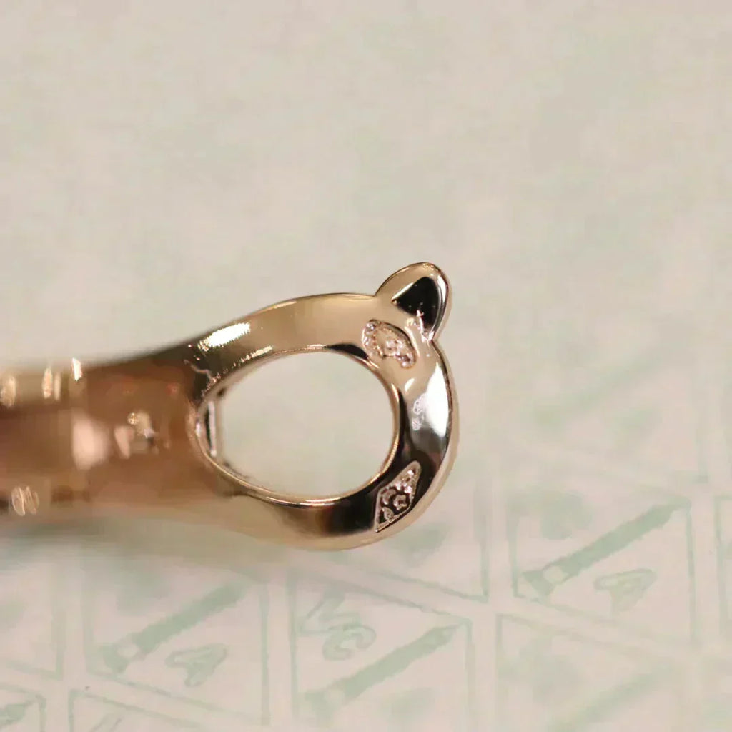 [Solara Jewelry ]クローバー ミディアム 1モチーフ フルダイヤモンド ピアス