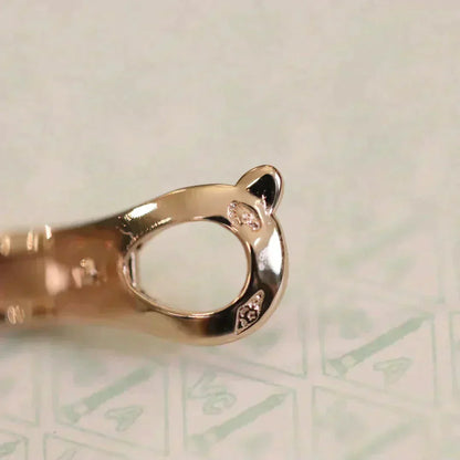 [Solara Jewelry ]CLOVER MEDIUM 1 MOTIFS FUll DIAMOND EARRINGS
