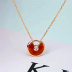 [ソララジュエリー ]アミュレット ゴールド カーネリアン オニキス ネックレス