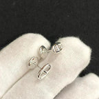 [Solara Jewelry ]CHAINE SMALL EARRINGS GOLD AND SILVER
