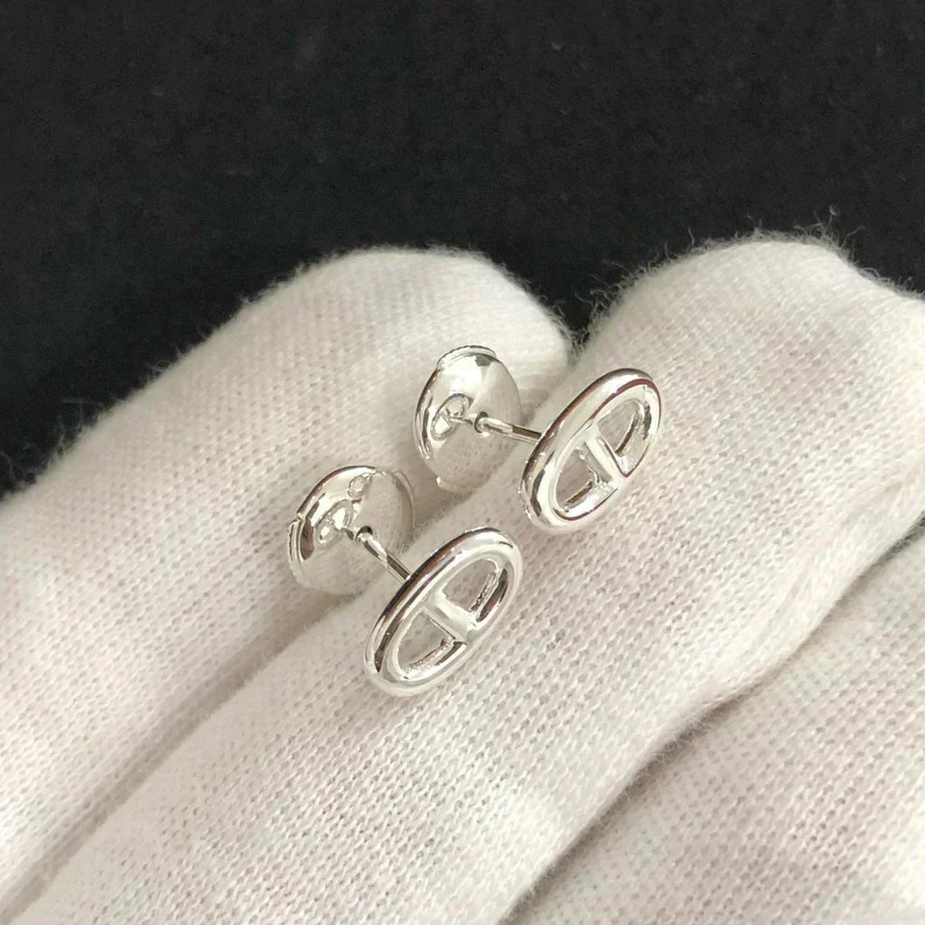 [Solara Jewelry ]CHAINE SMALL EARRINGS GOLD AND SILVER