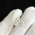 [Solara Jewelry ]CHAINE SMALL EARRINGS GOLD AND SILVER
