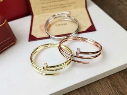 [Solara Schmuck ]JUSTE ARMBAND 3.5MM DOPPELREIHIG DIAMANT