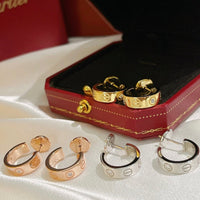 [Solara Jewelry ]LOVE EARRINGS 5.7MM 2 DIAMONDS