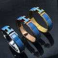 [Solara Jewelry ]H BRACELET BLUE RAINBOW CERAMIC
