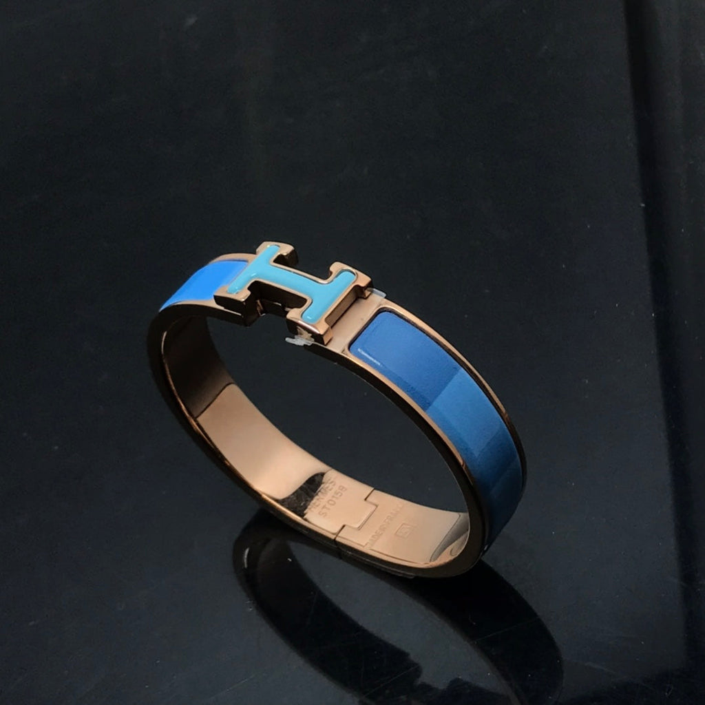 [Solara Jewelry ]H BRACELET BLUE RAINBOW CERAMIC
