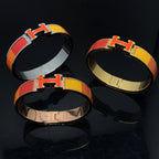 [Solara Jewelry ]H BRACELET ORANGE RAINBOW CERAMIC