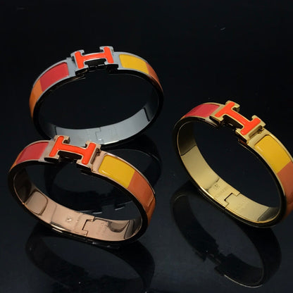 [Solara Schmuck ]H ARMBAND ORANGE REGENBOGEN KERAMIK