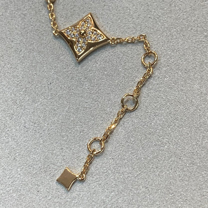 [Solara Jewelry ]スター＆サン 4モチーフ ゴールドダイヤモンドブレスレット