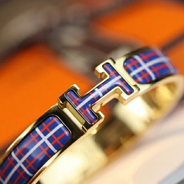 [Solara Jewelry ]H TARTAN ARMBAND 12MM