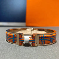 [Solara Jewelry ]H TARTAN BRACELET 12MM