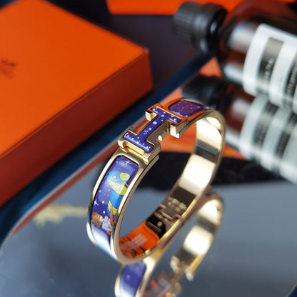 [Solara Jewelry ]H STAR AND MOON BRACELET 12MM