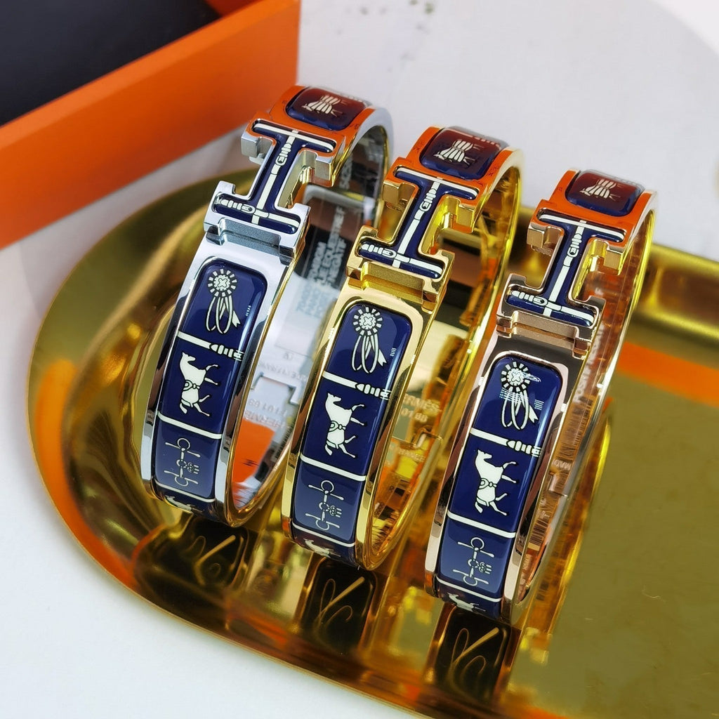 [Solara Jewelry ]H COUVERTURES DUNKELBLAUES ARMBAND