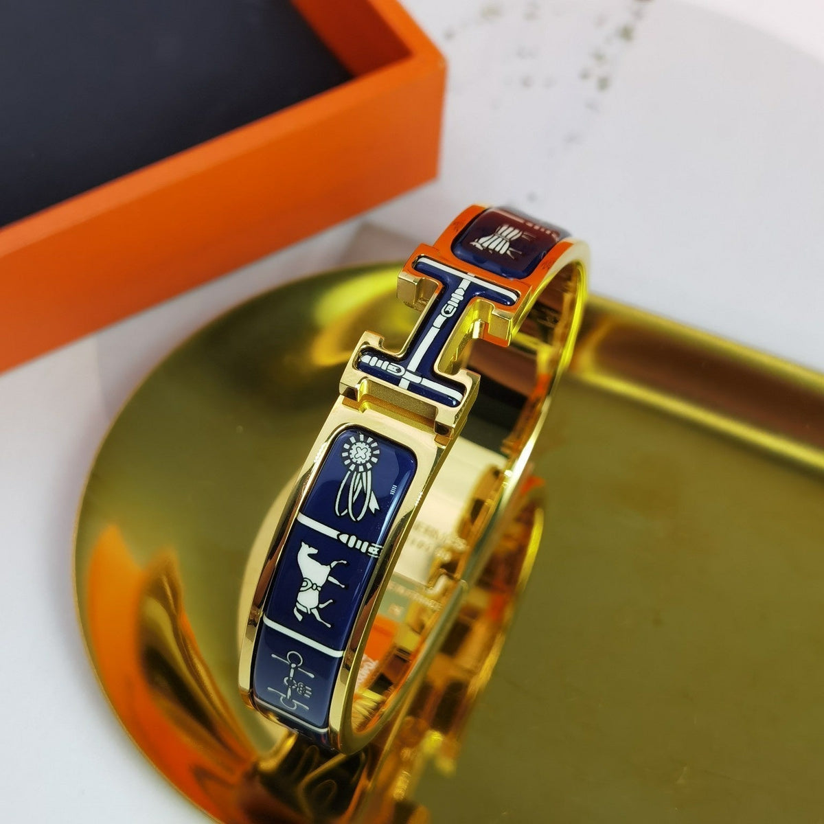 [Solara Jewelry ]H クーベルチュール ダークブルー ブレスレット