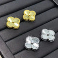 [Solara Jewelry ]クローバーミニ 9.5MM レーザーピアス