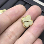 [Solara Jewelry ]クローバーミニ 9.5MM レーザーピアス