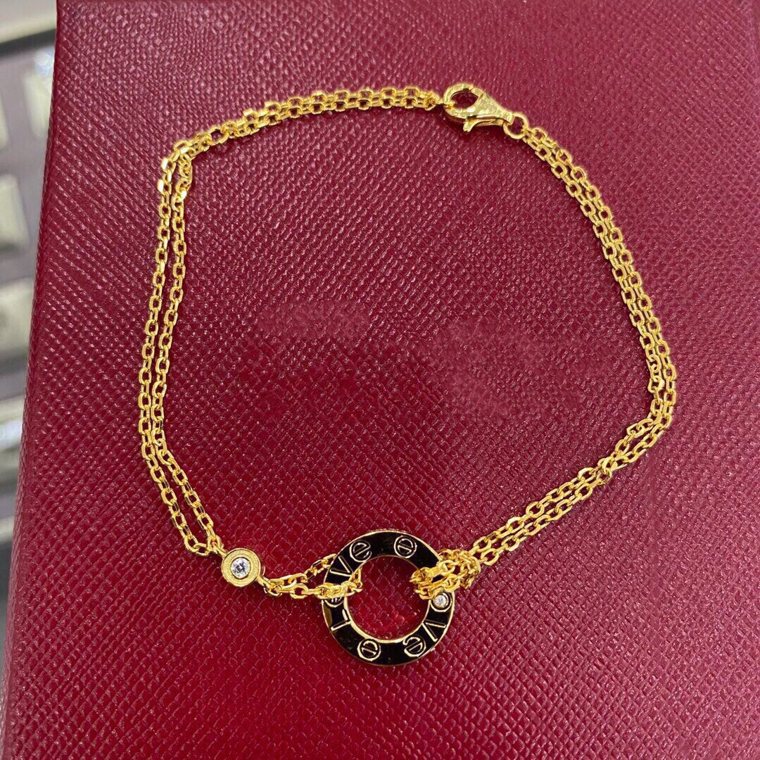 [Solara Jewelry] LOVE ARMBAND 2 DIAMANTEN