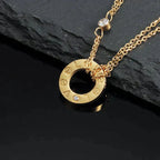 [Solara Jewelry ]LOVE ネックレス 16MM 2 ダイヤモンド