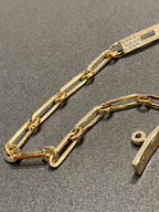 [Solara Jewelry ]CHAINE BRACELET SMALL MODEL DIAMOND