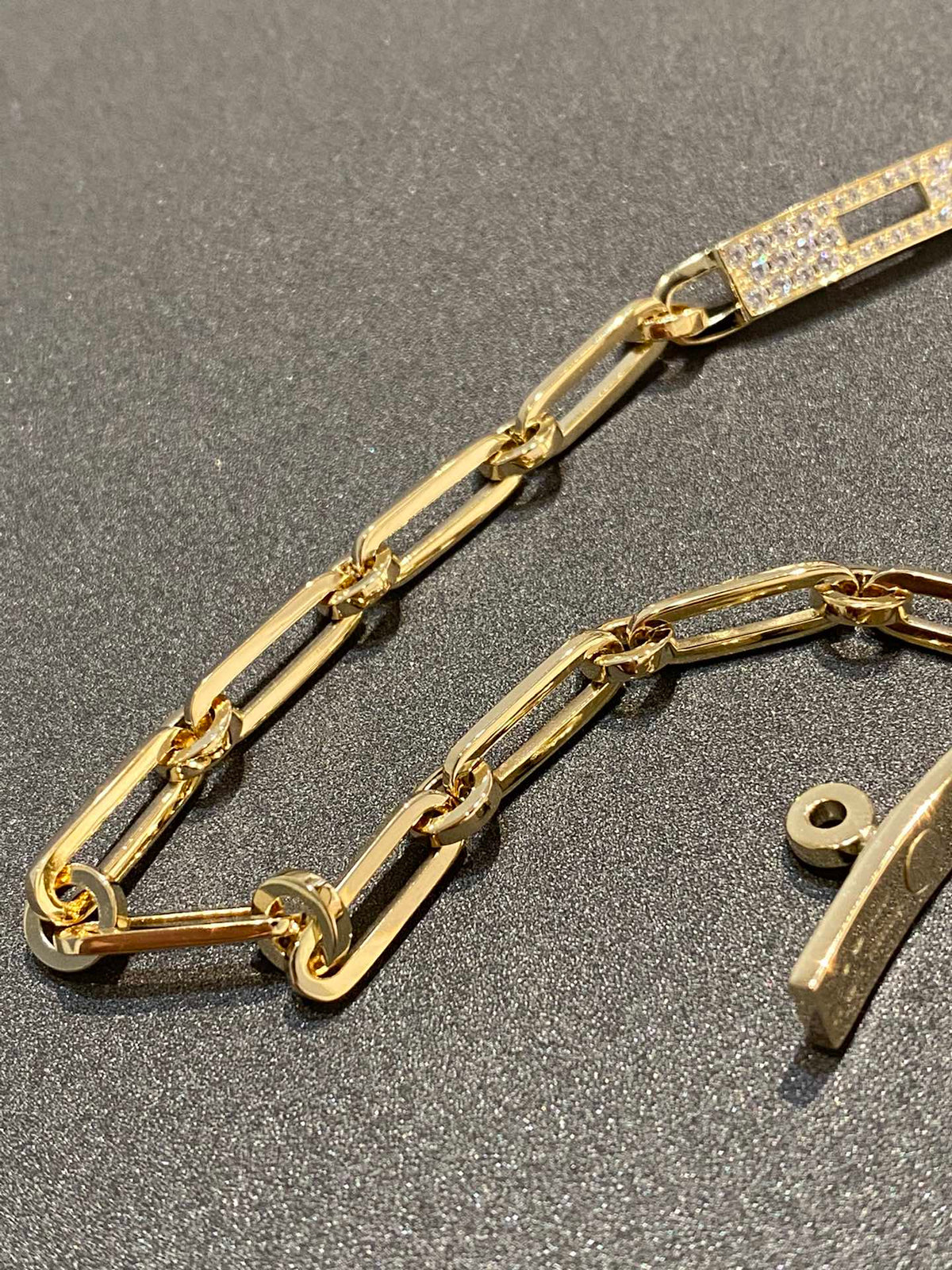 [Solara Jewelry ]CHAINE BRACELET SMALL MODEL DIAMOND