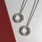 [Solara Schmuck ]LIEBESKETTE VERSTELLBAR SILBER