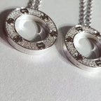[Solara Schmuck ]LIEBESKETTE VERSTELLBAR SILBER