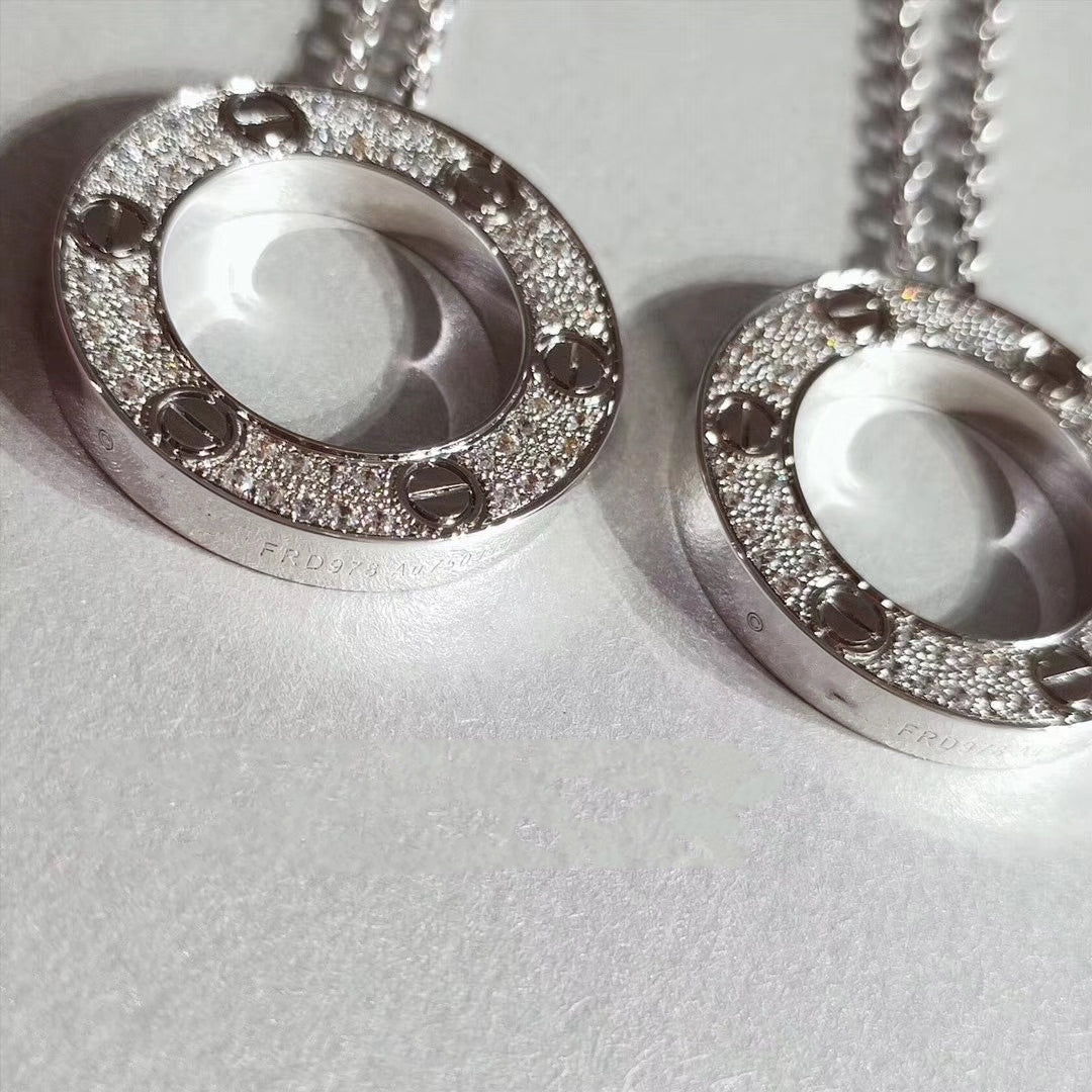[Solara Schmuck ]LIEBESKETTE VERSTELLBAR SILBER