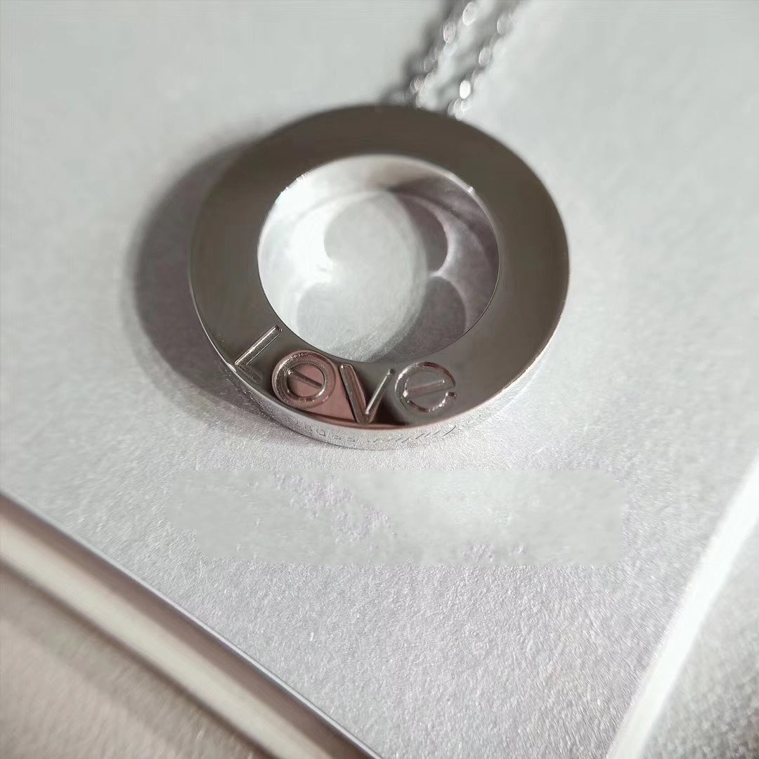 [Solara Schmuck ]LIEBESKETTE VERSTELLBAR SILBER