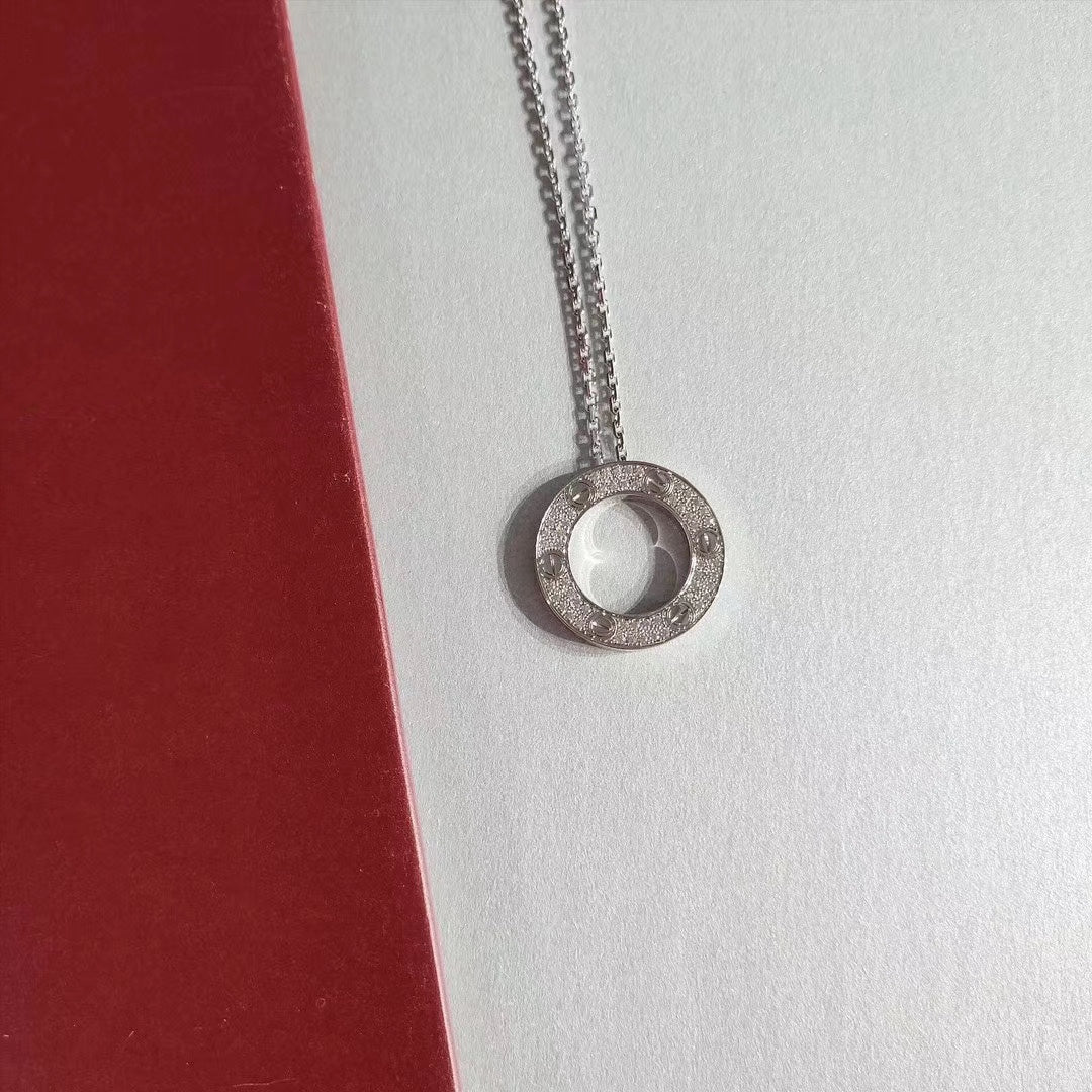 [Solara Schmuck ]LIEBESKETTE VERSTELLBAR SILBER