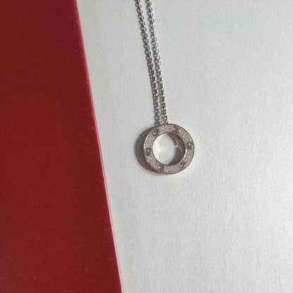 [Solara Schmuck ]LIEBESKETTE VERSTELLBAR SILBER