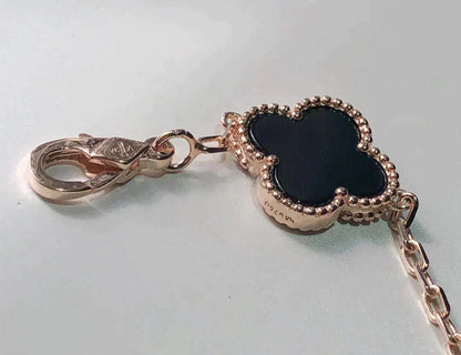 [Solara Jewelry ]CLOVER 5 MOTIFS MULTICOLOR BRACELET