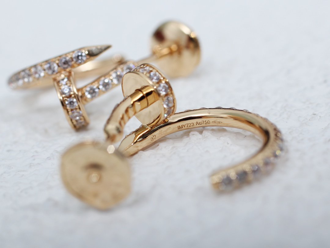[Solara Jewelry ]JUSTE OHRRINGE 12.75MM ROTGOLD DIAMANT
