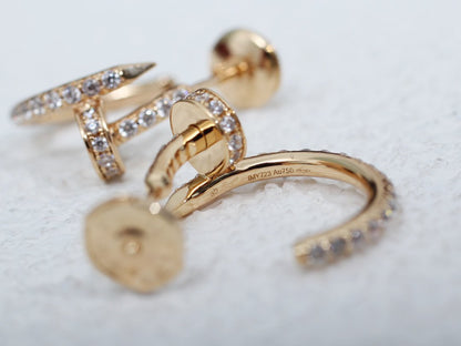[Solara Jewelry ]JUSTE OHRRINGE 12.75MM ROTGOLD DIAMANT