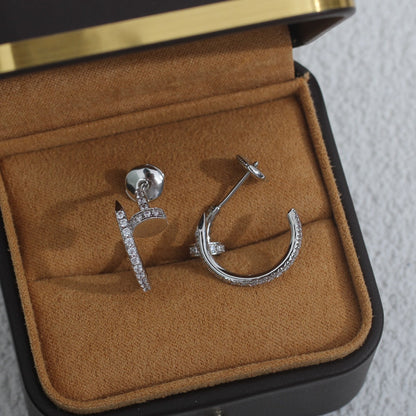 [Solara Jewelry ]ジュストイヤリング 12.75MM シルバーダイヤモンド