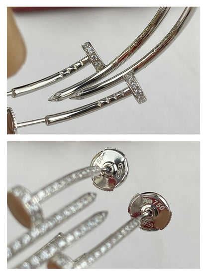 [Solara Jewelry ]ジュストイヤリング フルダイヤ 1.8MM