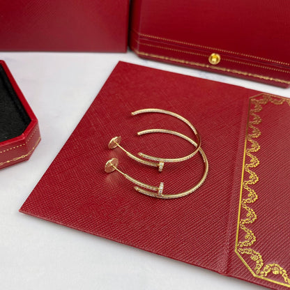 [Solara Jewelry ]ジュストイヤリング フルダイヤ 1.8MM