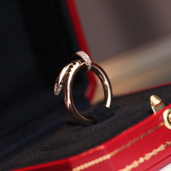 [Solara Jewelry ]ジュスト リング 2.65mm ピンクゴールド ダイヤモンド